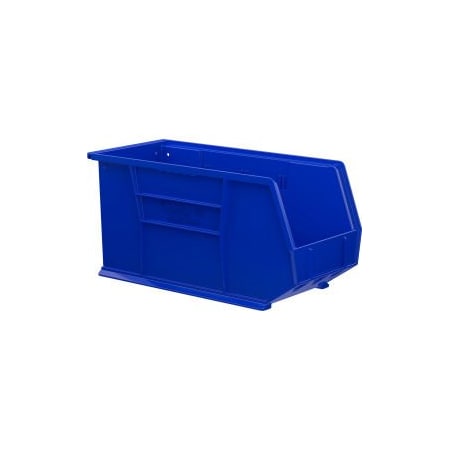 Akro-Mils Hang & Stack Storage Bin, Plastic, Blue, 6 PK 30265 BLUE